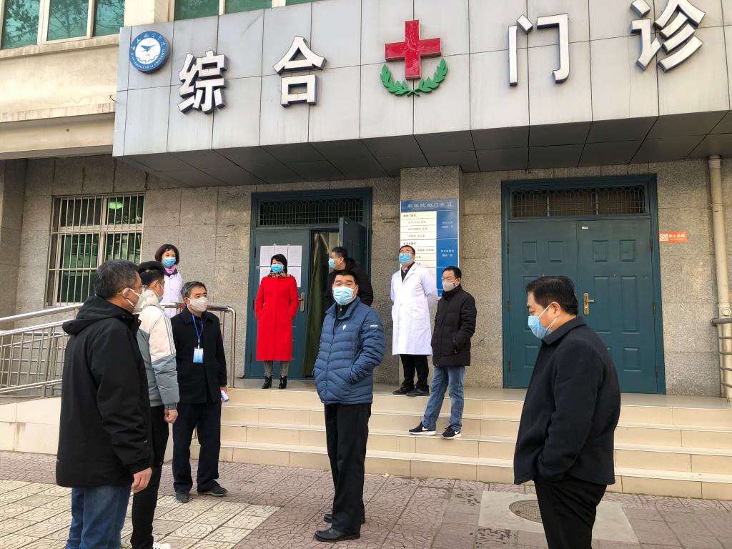 对接社区疫情防控工作检查